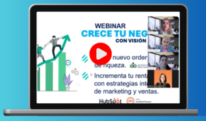 imagen para dar clic que lleva al video grabación del webinar de HUbSpot y Salud