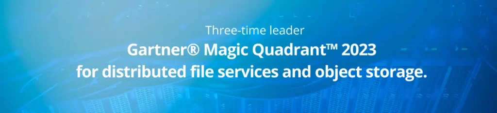 Gartner magic quadrant for Pure Storage