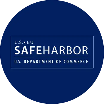 logotipo de certificado Safeharbor