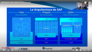 captura de pantalla del webinar SAP Analytics Cloud